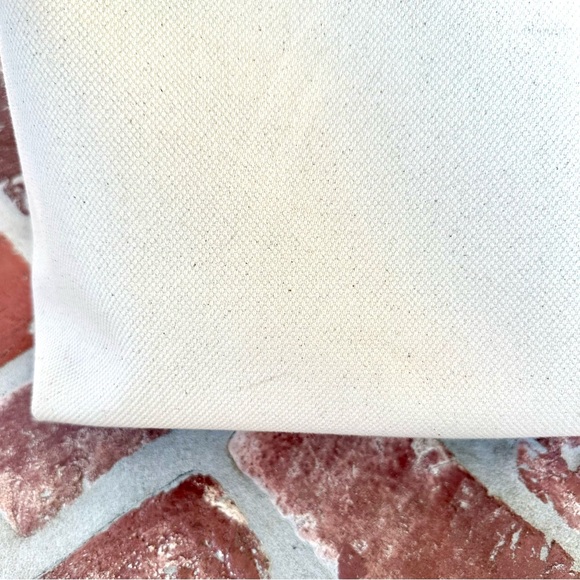 CELINE Horizontal Cabas Tote Hand Bag, Canvas Calf Skin, White, DISCONTINUED - Picture 9 of 16